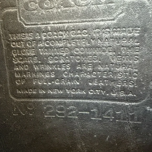 Vintage Coach Classic Black Pouch Bag 9170 ✨Rare✨ - Picture 6 of 11